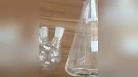 Matraz Erlenmeyer de graduación de cuarzo de vidrio de borosilicato 2000ml 3,3