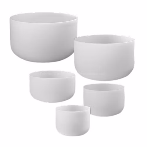 El laboratorio utiliza un crisol cilíndrico de cuarzo de sílice translúcido para fundir